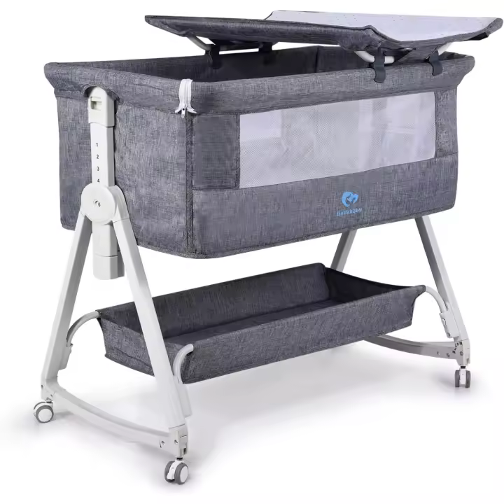 Cuna Colecho Mini para Bebé Fácil de Plegar, Ajustable, Con Tabla de Cambio - 1