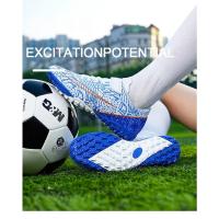 Zapatos de Fútbol para Niños de la Sociedad Botas de Deporte Ultraligeras de Cuero Resistente a Atravesamiento Zapatillas de Entrenamiento Unisex para Primavera/Verano - details 17