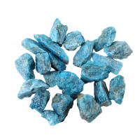 Natural Blue Apatite Crystals Rough Stones Meditation Spiritual Decorative Stones for Wire Wrapping Reiki Yoga - details 6