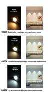 Bombillas LED de 5W a 9W 3pcs No Fliker Spottlights para Iluminación Doméstica - details 3
