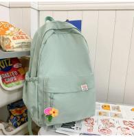 Mochila Impermeable de Nylon para Mujer Bolsa de Viaje Femenina Mochila Escolar para Niñas Adolescentes Bolsa de Libros de Color Sólido - details 39
