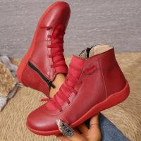 Botas planas martin para mujer, botines informales, otoño - details 4