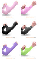 Mangas de protección UV AONIJIE E4039 para deportes como correr golf ciclismo y conducción, frescas y ajustables al tamaño de las muñecas - details 11