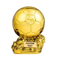 Copa de fútbol de Europa de 25CM, Balón de Oro, decoración de oficina con tecnología galvanizada, regalo de resina - details 5