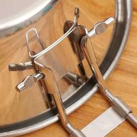 Cuenco plegable de acero inoxidable para exteriores, cocina para acampar, villa, senderismo, VIE, picnic, utensilios - details 4