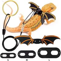 Correa Ajustable para Reptiles Diseño de Alas de Batido Cuerda de Tracción de Cuero Suave - details 1
