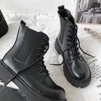 Nuevas Botas Cortas Versátiles Con Cordones Para Mujer, Botas Individuales De Primavera Y Otoño, Botas Finas De Locomotora - details 7