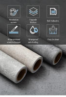 Pegatinas de Pared de Cemento Engrosadas 0.3mm Impermeables para Decoración del Hogar, Renovación de Muebles Pegatinas de Pared de Vinilo PVC - details 1
