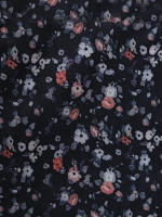 Novedad de verano, vestido de cintura floral pequeño de retazos franceses para mujer con sentido del diseño y a la moda - details 19