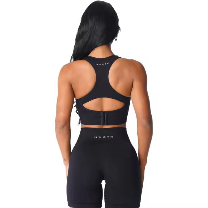Nvgtn-Sujetador sin costuras Ignite para mujer, Top de LICRA para Fitness, elástico, transpirable, mejora del pecho, ropa interior deportiva de ocio - 1