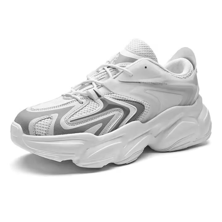 Modelo: Zapatos deportivos de tacón alto de diseñador de lujo para correr, color blanco, a la moda, de calidad, para hombre, precio bajo para mujer 2025 - 1