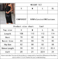 Vestido de mujer de estilo intelectual frío medio cuello alto hombros abiertos, vestido mediano y largo - details 0