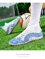 Zapatos de fútbol transpirables de caña alta Dragon Year Limited para césped, hombres y mujeres adultos - details 21