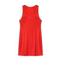 Mini calcetines sin mangas de color sólido con aceite brillante para mujer, vestido corto cansado, vestido elástico con cuello en U para fiesta - details 25