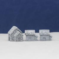 Casa de piedra Zen, cabaña de paja, cabaña de pozo, estatuilla en miniatura, jardín de hadas, adornos de bonsái, decoración de Acuario, paisajismo Rural - details 4