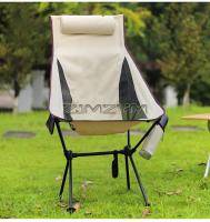 Silla con respaldo alto, ligera para acampar con reposacabezas, silla plegable portátil estable para acampar al aire libre, viaje de senderismo - details 9