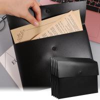 Con cierre de botón a presión, bolsa para carpetas de archivos, bolsas de maquillaje cosmético, organizador de documentos, carpeta de archivos - details 6