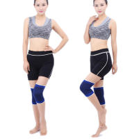 1Pair Sports Knee Brace Support Elastic Leg Compression Sleeve for Basketball Volleyball Running Walking Joint Pain Recovery - details 2