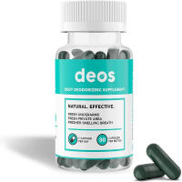 DEOS Suplemento desodorante para todo el cuerpo, suplemento desodorizante para el cuerpo, 30 cápsulas - details 0