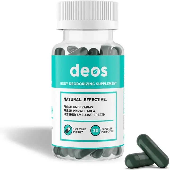 Suplemento Desodorante Corporal Completo DEOS, Suplemento Desodorizante Corporal 30 Cápsulas - 1