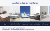 Colchón de espuma viscoelástica Newentor para alivio del dolor de hombro y espalda espesor de 7cm pad de cama para hogar - details 2