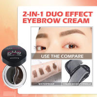 Crema de Cejas Impermeable de Alta Pigmentación Tinte de Ojos a Prueba de Sudor de Dos Colores - details 2