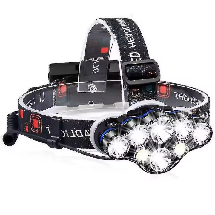 Linterna frontal potente impermeable de 40000 lm - Linterna frontal recargable por USB-yujia - 1