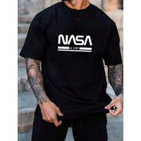 Camiseta de Manga Corta para Hombre 100% Algodón, Informal, a la Moda, Holgada, de Talla Grande, con Estampado de Letras, Deportiva - details 13