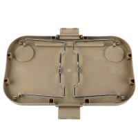 Caja de almacenamiento de plástico plegable para picnic, cesta de picnic plegable para acampar de gran capacidad con mango de portavasos doble de 16L - details 5