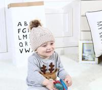 Gorro de punto para bebé recién nacido, cálido gorro redondo, doble uso, madre y bebé, nuevo, otoño e invierno - details 2