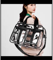 Bolsa de viaje transparente de PVC, bolsos de hombro tipo bandolera portátiles para deportes, senderismo al aire libre, natación, compras, bolso transparente - details 1