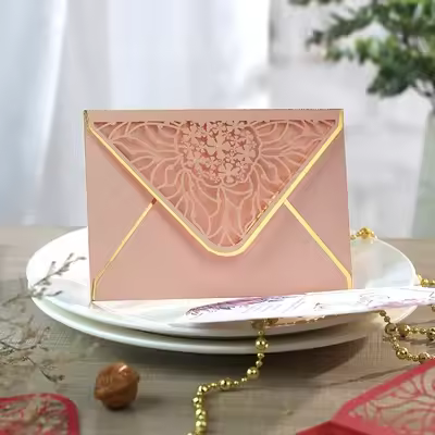 Sobres de Invitación Huecos de Lujo 15pcs Ideal para Fiestas, Bodas, Negocios 175mm X 125mm - 1