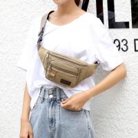 Bolso de pecho, riñonera de lona, ​​bolso con cinturón para hombre y mujer, bolso de viaje a la moda, bolso para teléfono, bolsillo, bolso de cadera, riñonera para hombre - details 5