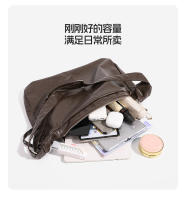 Bolso Cruzado de Gran Capacidad Diseño Plisado en Forma de Cordón Método de Espalda Múltiple - details 28