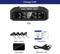 Sensor de E-ACE para coche TPMS, sistema inteligente de monitoreo de presión de neumáticos de 8bar para vehículos con 4 sensores, reloj electrónico, pantalla LCD - details 15