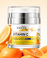 SADOER vitamina C crema Facial de colágeno reafirmante hidratante brillo crema Facial hidratante cremas de día belleza cuidado de la piel Facial - details 19