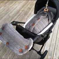 Saco de dormir de punto grueso para bebé, forro de Cachemira de imitación infantil, envoltura para recién nacido, manta para cochecito de niño - details 34