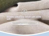 Ropa interior térmica de seda y Cachemira para hombre, pantalones térmicos de Cachemira para otoño e invierno, conjunto para parejas acolchadas y gruesas - details 7
