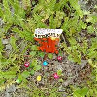 Figurita de puerta de hada elfo para jardín, artesanías de resina, puerta de jardín en miniatura divertida, puerta de hadas hecha a mano, decoración de escritorio - details 4
