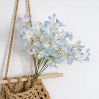 10 Uds. De flores artificiales de Oncidium de lujo, flor de orquídea de simulación elegante y realista, flores falsas de plástico para decoración del jardín del hogar - details 11