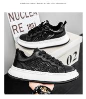Moda 2025 Zapatos Blancos Cómodos y Ligeros para Hombres en Primavera y Verano - details 21