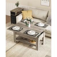 Mesa de Almacenamiento Oculto Regulable en Altura 3 en 1 Multifunción Diseño Blanco - details 19