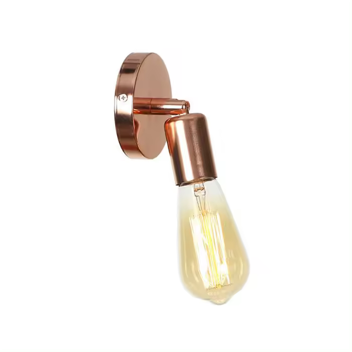 Mini lámparas de pared de campo de Europa americana, luces Retro, Vintage, Edison, hogar, bronce, negro, dorado, linterna de pared, promoción de cicilización - 1