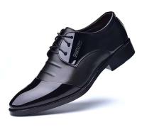 2023 Sepatu Souliers Hommes En Cuir Pria vestido logotipo italiano zapatos de fiesta de cuero de boda para hombres - details 5