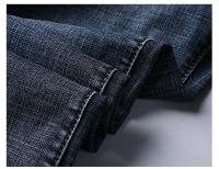 Vaqueros elásticos informales de pierna recta para hombre, pantalones vaqueros de trabajo azules y negros, modernos y clásicos, ropa de marca para hombre - details 11