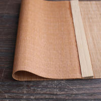Mantel de Mesa de Bambú Natural Estilo Japonés Almohadilla de Mesita de Té - details 10