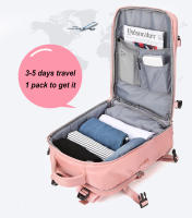 Bolsa de gimnasio USB de 17 pulgadas para mujer, mochila seca y húmeda, mochila de nailon para mujer, bolso de hombro para estudiante, mochila escolar para computadora portátil - details 9