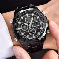 Reloj Deportivo de Cronómetro Automático de Lujo Premium Correa de Aleación de Moda - details 0