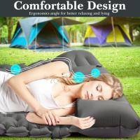 Almohada de Camping Doble Inflable, Gruesa, Impermeable, Integrada en Bombilla, Para Dos Personas - details 5
