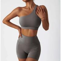 Conjunto de Yoga Sin Costuras para Mujeres Uniforme de Gimnasio de Entrenamiento Sujetador PIESS - details 38